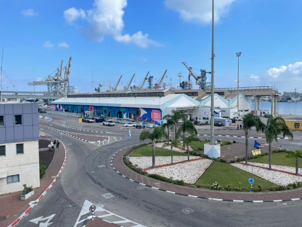 הטרמינל בנמל חיפה | צילום: דוברות נמל חיפה